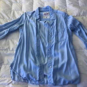 Medium Mossimo Denim Button-Down Shirt